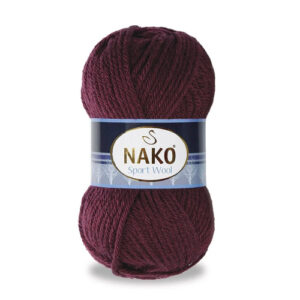 Купить пряжу NAKO SPORT WOOL цвет 3718 производства фабрики NAKO