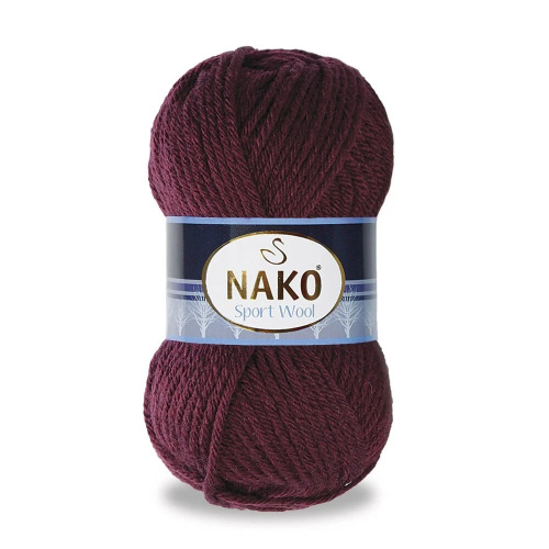 Купить пряжу NAKO SPORT WOOL цвет 3718 производства фабрики NAKO