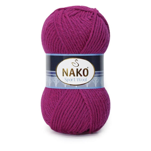 Купить пряжу NAKO SPORT WOOL цвет 6964 производства фабрики NAKO
