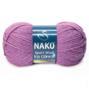 Купить пряжу NAKO SPORT WOOL KIS GUNESI цвет 1048F производства фабрики NAKO