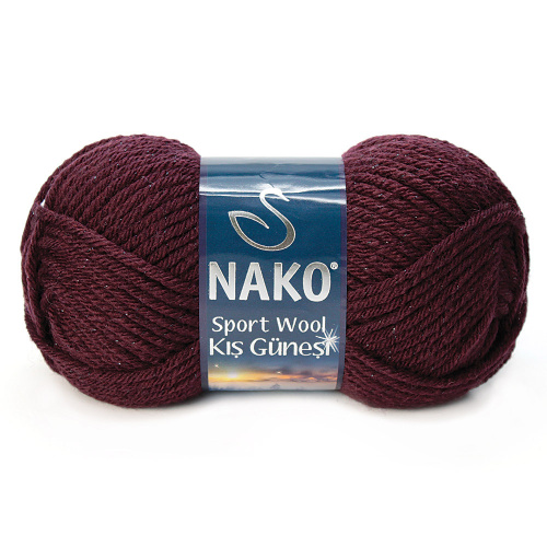 Купить пряжу NAKO SPORT WOOL KIS GUNESI цвет 3718S производства фабрики NAKO