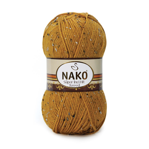 Купить пряжу NAKO SUPER INCI HIT TWEED цвет 1091 производства фабрики NAKO