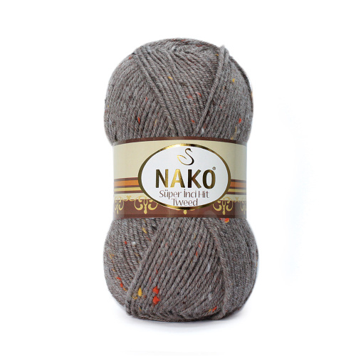 Купить пряжу NAKO SUPER INCI HIT TWEED цвет 1367 производства фабрики NAKO