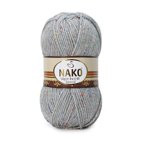 Купить пряжу NAKO SUPER INCI HIT TWEED цвет 195 производства фабрики NAKO