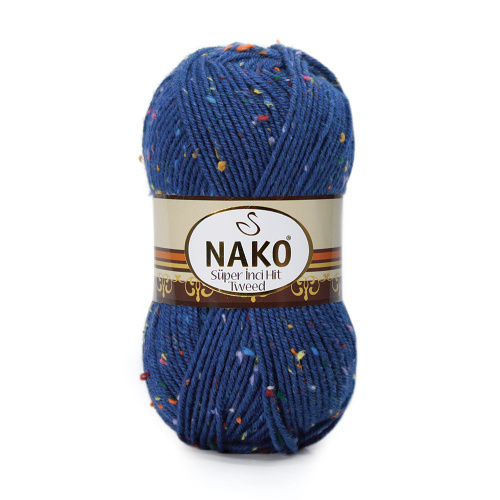 Купить пряжу NAKO SUPER INCI HIT TWEED цвет 2394 производства фабрики NAKO