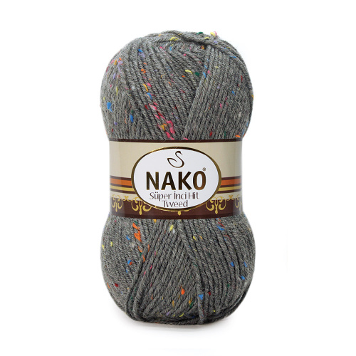 Купить пряжу NAKO SUPER INCI HIT TWEED цвет 790 производства фабрики NAKO