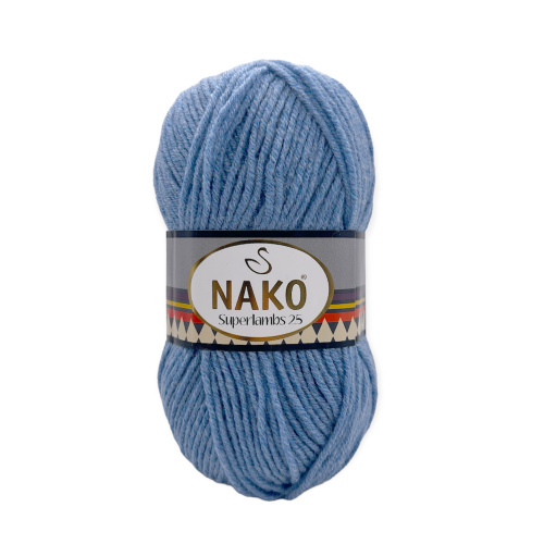 Купить пряжу NAKO SUPERLAMBS 25 цвет 23599 производства фабрики NAKO