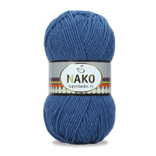 Купить пряжу NAKO SUPERLAMBS 25 цвет 5372 производства фабрики NAKO