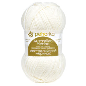 Купить пряжу ПЕХОРСКИЙ ТЕКСТИЛЬ Австралийский Меринос цвет 01-Белый производства фабрики ПЕХОРСКИЙ ТЕКСТИЛЬ