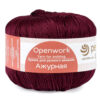 Купить пряжу ПЕХОРСКИЙ ТЕКСТИЛЬ Ажурная цвет 07-Бордо производства фабрики ПЕХОРСКИЙ ТЕКСТИЛЬ