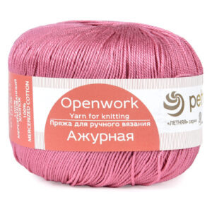 Купить пряжу ПЕХОРСКИЙ ТЕКСТИЛЬ Ажурная цвет 21-Брусника производства фабрики ПЕХОРСКИЙ ТЕКСТИЛЬ