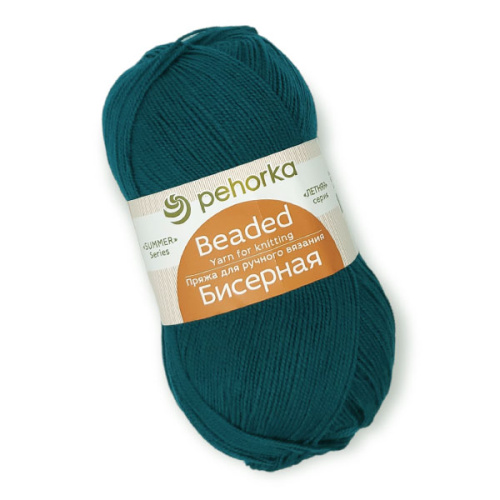 Купить пряжу ПЕХОРСКИЙ ТЕКСТИЛЬ Бисерная цвет 573-Т.изумруд производства фабрики ПЕХОРСКИЙ ТЕКСТИЛЬ