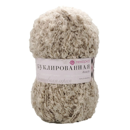 Купить пряжу ПЕХОРСКИЙ ТЕКСТИЛЬ Буклированная цвет 03-Св.бежеый производства фабрики ПЕХОРСКИЙ ТЕКСТИЛЬ
