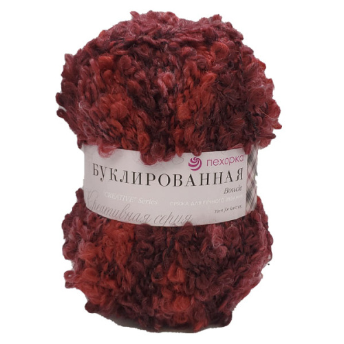 Купить пряжу ПЕХОРСКИЙ ТЕКСТИЛЬ Буклированная цвет 1199 М производства фабрики ПЕХОРСКИЙ ТЕКСТИЛЬ