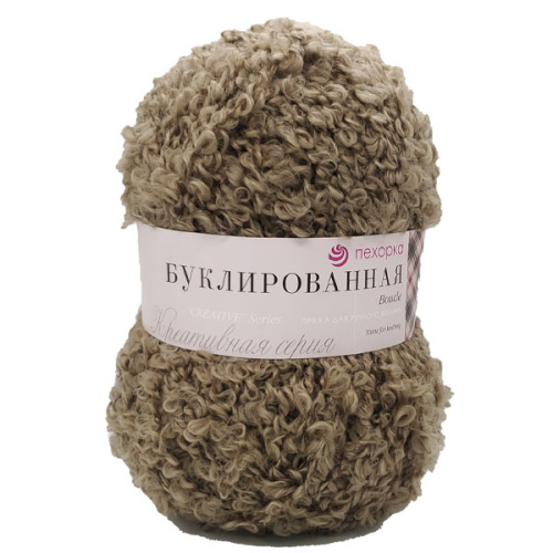 Купить пряжу ПЕХОРСКИЙ ТЕКСТИЛЬ Буклированная цвет 165-Т.бежевый производства фабрики ПЕХОРСКИЙ ТЕКСТИЛЬ