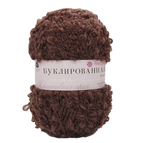 Купить пряжу ПЕХОРСКИЙ ТЕКСТИЛЬ Буклированная цвет 173-Грильяж производства фабрики ПЕХОРСКИЙ ТЕКСТИЛЬ