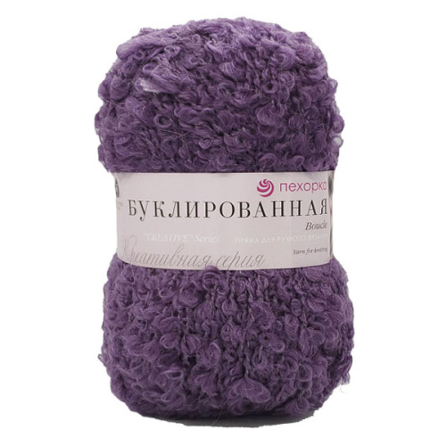 Купить пряжу ПЕХОРСКИЙ ТЕКСТИЛЬ Буклированная цвет 183-Пур-пур производства фабрики ПЕХОРСКИЙ ТЕКСТИЛЬ