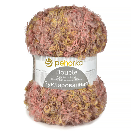 Купить пряжу ПЕХОРСКИЙ ТЕКСТИЛЬ Буклированная цвет 18588-Нюдовышик производства фабрики ПЕХОРСКИЙ ТЕКСТИЛЬ