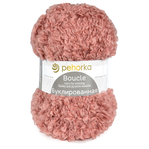 Купить пряжу ПЕХОРСКИЙ ТЕКСТИЛЬ Буклированная цвет 599-Увядшая роза производства фабрики ПЕХОРСКИЙ ТЕКСТИЛЬ