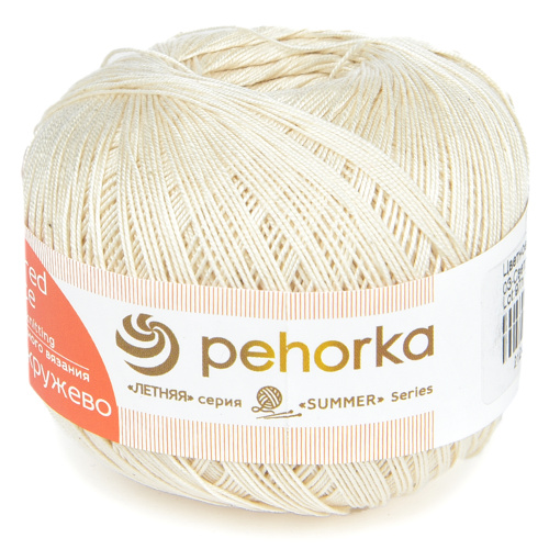 Купить пряжу ПЕХОРСКИЙ ТЕКСТИЛЬ Цветное Кружево цвет 03-Светлобежевый производства фабрики ПЕХОРСКИЙ ТЕКСТИЛЬ