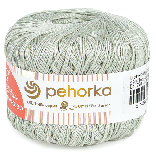 Купить пряжу ПЕХОРСКИЙ ТЕКСТИЛЬ Цветное Кружево цвет 276-Перламутр производства фабрики ПЕХОРСКИЙ ТЕКСТИЛЬ