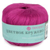 Купить пряжу ПЕХОРСКИЙ ТЕКСТИЛЬ Цветное Кружево цвет 49-Фуксия производства фабрики ПЕХОРСКИЙ ТЕКСТИЛЬ