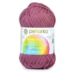 Купить пряжу ПЕХОРСКИЙ ТЕКСТИЛЬ Детская Новинка цвет 21-Брусника производства фабрики ПЕХОРСКИЙ ТЕКСТИЛЬ