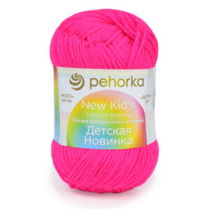 Купить пряжу ПЕХОРСКИЙ ТЕКСТИЛЬ Детская Новинка цвет 84-Малиновый мусс производства фабрики ПЕХОРСКИЙ ТЕКСТИЛЬ