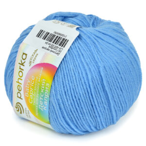 Купить пряжу ПЕХОРСКИЙ ТЕКСТИЛЬ Детский Каприз цвет 05-Голубой производства фабрики ПЕХОРСКИЙ ТЕКСТИЛЬ