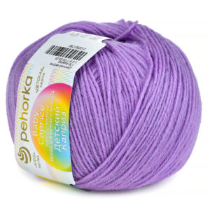 Купить пряжу ПЕХОРСКИЙ ТЕКСТИЛЬ Детский Каприз цвет 179-Фиалка производства фабрики ПЕХОРСКИЙ ТЕКСТИЛЬ