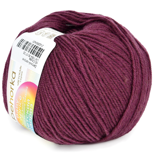 Купить пряжу ПЕХОРСКИЙ ТЕКСТИЛЬ Детский Каприз цвет 42-Слива производства фабрики ПЕХОРСКИЙ ТЕКСТИЛЬ