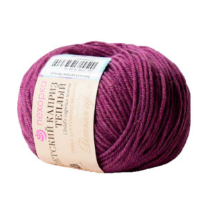 Купить пряжу ПЕХОРСКИЙ ТЕКСТИЛЬ Детский Каприз Тёплый цвет 525-Св.слива производства фабрики ПЕХОРСКИЙ ТЕКСТИЛЬ