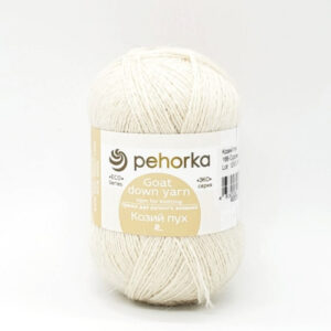 Купить пряжу ПЕХОРСКИЙ ТЕКСТИЛЬ Козий Пух цвет 166-Суровый производства фабрики ПЕХОРСКИЙ ТЕКСТИЛЬ
