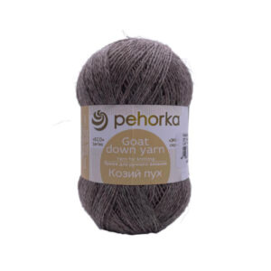 Купить пряжу ПЕХОРСКИЙ ТЕКСТИЛЬ Козий Пух цвет 371-Натур.серый производства фабрики ПЕХОРСКИЙ ТЕКСТИЛЬ