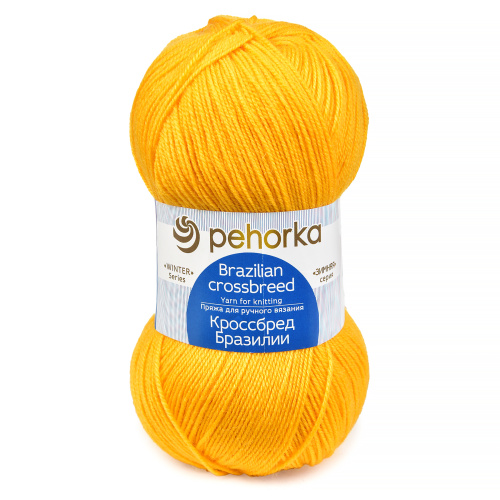 Купить пряжу ПЕХОРСКИЙ ТЕКСТИЛЬ Кроссбред Бразилии цвет 340-Листопад производства фабрики ПЕХОРСКИЙ ТЕКСТИЛЬ