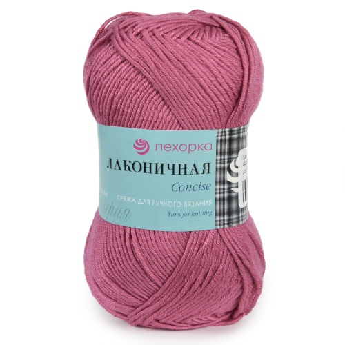 Купить пряжу ПЕХОРСКИЙ ТЕКСТИЛЬ Лаконичная цвет 49-Фуксия производства фабрики ПЕХОРСКИЙ ТЕКСТИЛЬ