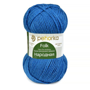 Купить пряжу ПЕХОРСКИЙ ТЕКСТИЛЬ Народная цвет 100- Корл.синий производства фабрики ПЕХОРСКИЙ ТЕКСТИЛЬ