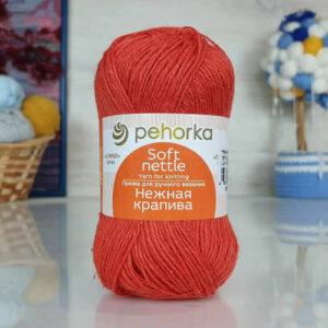 Купить пряжу ПЕХОРСКИЙ ТЕКСТИЛЬ Нежная крапива цвет 787-Марсала производства фабрики ПЕХОРСКИЙ ТЕКСТИЛЬ