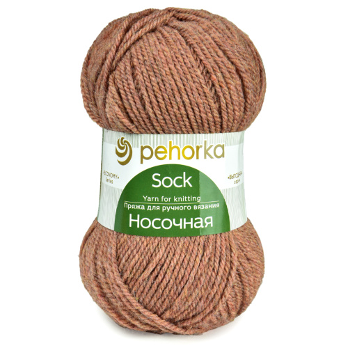 Купить пряжу ПЕХОРСКИЙ ТЕКСТИЛЬ Носочная цвет 1002-Карамель производства фабрики ПЕХОРСКИЙ ТЕКСТИЛЬ