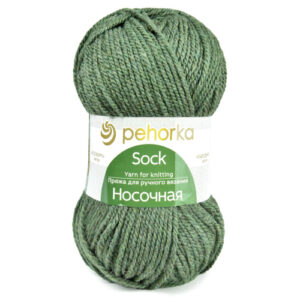 Купить пряжу ПЕХОРСКИЙ ТЕКСТИЛЬ Носочная цвет 13-Тёмно-оливковый производства фабрики ПЕХОРСКИЙ ТЕКСТИЛЬ
