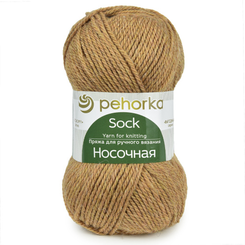 Купить пряжу ПЕХОРСКИЙ ТЕКСТИЛЬ Носочная цвет 194-Рыжик производства фабрики ПЕХОРСКИЙ ТЕКСТИЛЬ