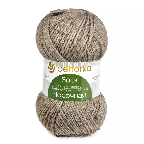 Купить пряжу ПЕХОРСКИЙ ТЕКСТИЛЬ Носочная цвет 274-Серо-бежевый производства фабрики ПЕХОРСКИЙ ТЕКСТИЛЬ