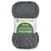 Купить пряжу ПЕХОРСКИЙ ТЕКСТИЛЬ Носочная цвет 446-Т.серый производства фабрики ПЕХОРСКИЙ ТЕКСТИЛЬ
