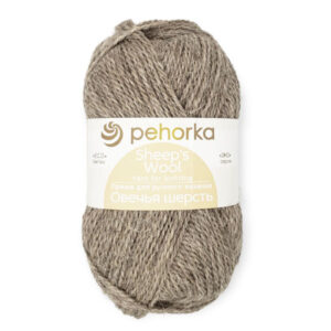 Купить пряжу ПЕХОРСКИЙ ТЕКСТИЛЬ Овечья Шерсть цвет 530-Св.натуральный производства фабрики ПЕХОРСКИЙ ТЕКСТИЛЬ
