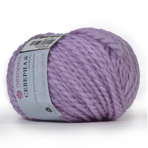 Купить пряжу ПЕХОРСКИЙ ТЕКСТИЛЬ Северная цвет 389-Св.фиалка производства фабрики ПЕХОРСКИЙ ТЕКСТИЛЬ