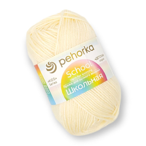 Купить пряжу ПЕХОРСКИЙ ТЕКСТИЛЬ Школьная цвет 166-Суровый производства фабрики ПЕХОРСКИЙ ТЕКСТИЛЬ