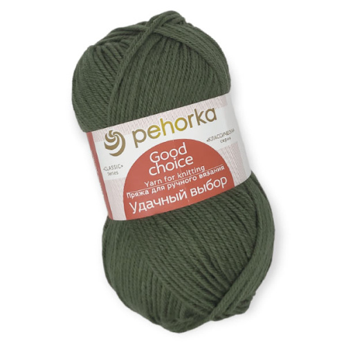 Купить пряжу ПЕХОРСКИЙ ТЕКСТИЛЬ Удачный Выбор цвет 38-Полынь производства фабрики ПЕХОРСКИЙ ТЕКСТИЛЬ
