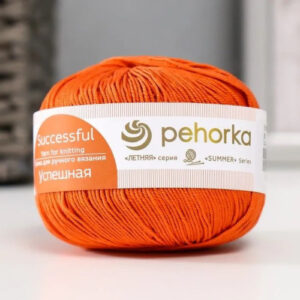 Купить пряжу ПЕХОРСКИЙ ТЕКСТИЛЬ Успешная цвет 30 св. терракот производства фабрики ПЕХОРСКИЙ ТЕКСТИЛЬ
