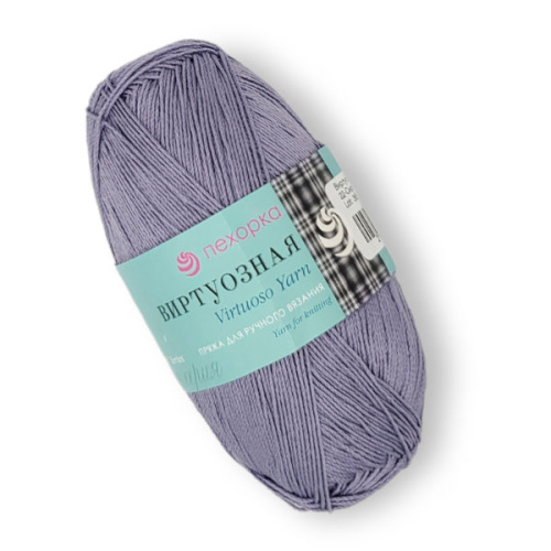 Купить пряжу ПЕХОРСКИЙ ТЕКСТИЛЬ Виртуозная цвет 22-Сирень производства фабрики ПЕХОРСКИЙ ТЕКСТИЛЬ