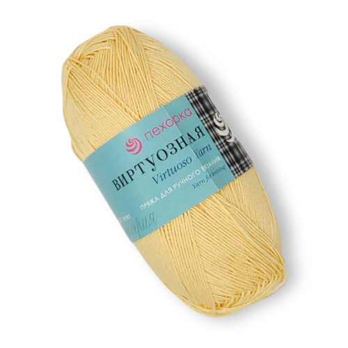 Купить пряжу ПЕХОРСКИЙ ТЕКСТИЛЬ Виртуозная цвет 279-Шампанское производства фабрики ПЕХОРСКИЙ ТЕКСТИЛЬ